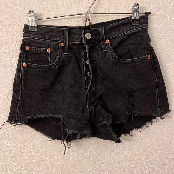Levi’s ribcage button up shorts womens size 24 - Picture 1 of 9